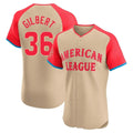 Elroe S.Mariners #36 Logan Gilbert Player Cream American League All-Star Limited Home Elite Stitched Jerseys