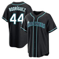 Elroe S.Mariners #44 Julio Rodriguez Player Black Fashion Home Limited Stitched Jerseys