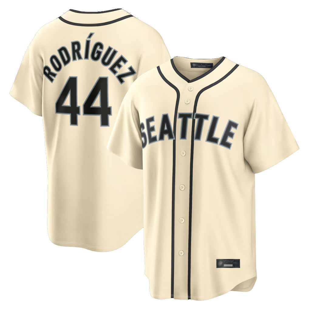 Elroe S.Mariners #44 Julio Rodriguez Player Cream 2026 Home Limited Stitched Jerseys
