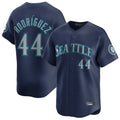 Elroe S.Mariners #44 Julio Rodriguez Player Navy Home Limited Stitched Jerseys