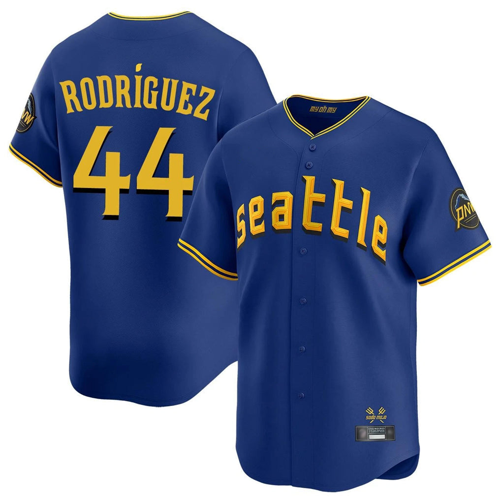 Elroe S.Mariners #44 Julio Rodriguez Player Royal City Connect Home Limited Stitched Jerseys