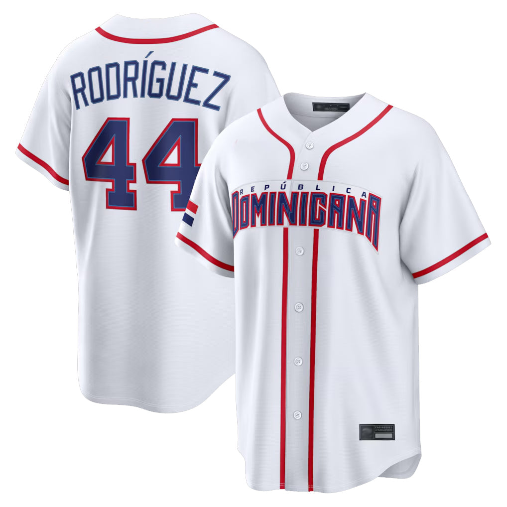 Elroe S.Mariners #44 Julio Rodriguez Player White 2026 World Classic Home Stitched Jerseys