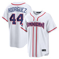 Elroe S.Mariners #44 Julio Rodriguez Player White 2026 World Classic Home Stitched Jerseys