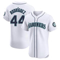 Elroe S.Mariners #44 Julio Rodriguez Player White Home Limited Elite Stitched Jerseys
