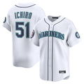 Elroe S.Mariners #51 Ichiro Suzuki Player White 2025 National Hall of Fame Home Limited Stitched Jerseys