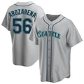 Elroe S.Mariners #56 Randy Arozarena Player Gray Home Game Stitched Jerseys