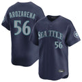 Elroe S.Mariners #56 Randy Arozarena Player Navy Home Limited Stitched Jerseys