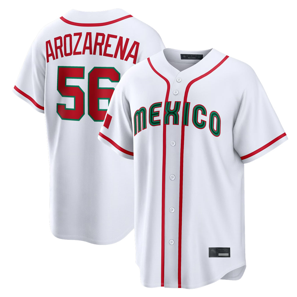 Elroe S.Mariners #56 Randy Arozarena Player White 2026 World Classic Limited Stitched Jerseys