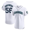 Elroe S.Mariners #56 Randy Arozarena Player White Home Limited Elite Stitched Jerseys