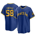 Elroe S.Mariners #58 Luis Castillo Player Royal City Connect Home Game Stitched Jerseys