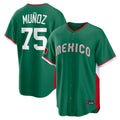 Elroe S.Mariners #75 Andres Munoz Player Green 2026 World Classic Road Home Limited Stitched Jerseys