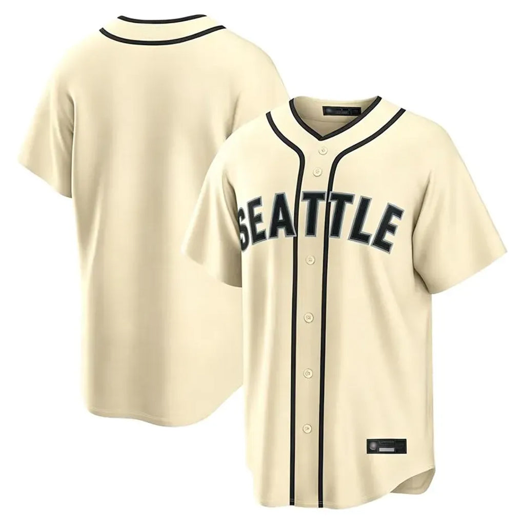 Elroe S.Mariners Blank Player Cream 2026 Home Limited Stitched Jerseys