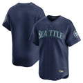 Elroe S.Mariners Blank Player Navy Home Limited Stitched Jerseys