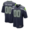 Elroe Custom S.Seahawks Home Game Stitched Jerseys