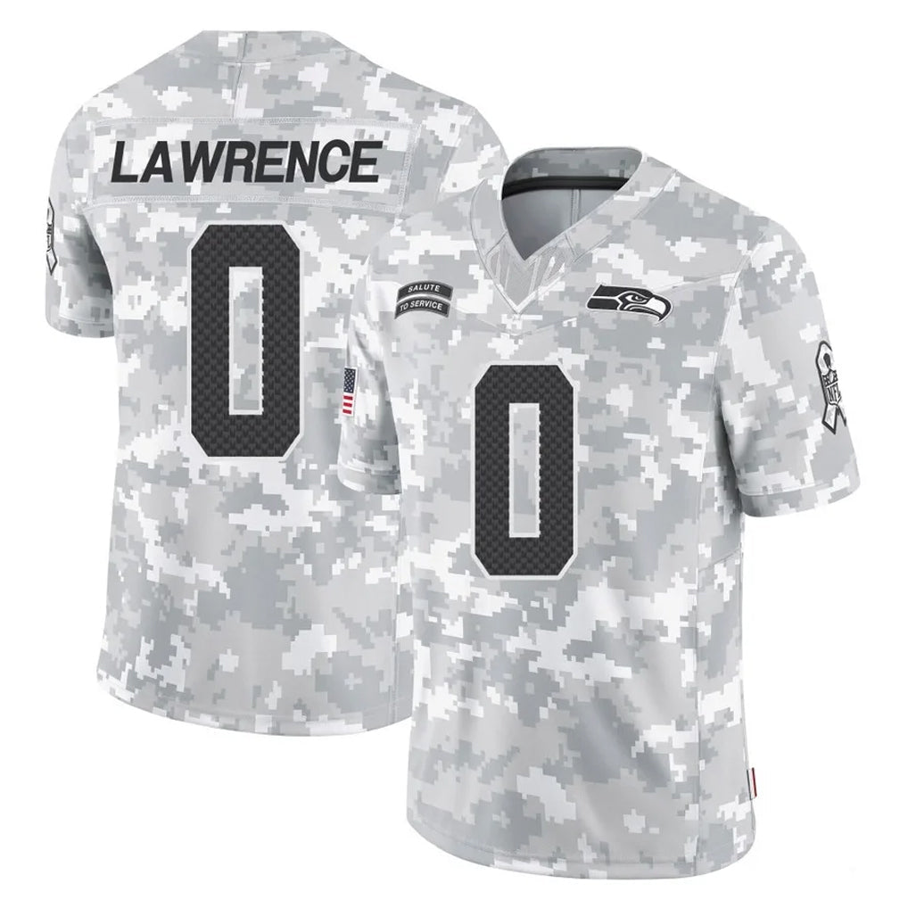 Elroe S.Seahawks #0 DeMarcus Lawrence Player Arctic Camo Limited Salute To Service Home Game Stitched Jerseys