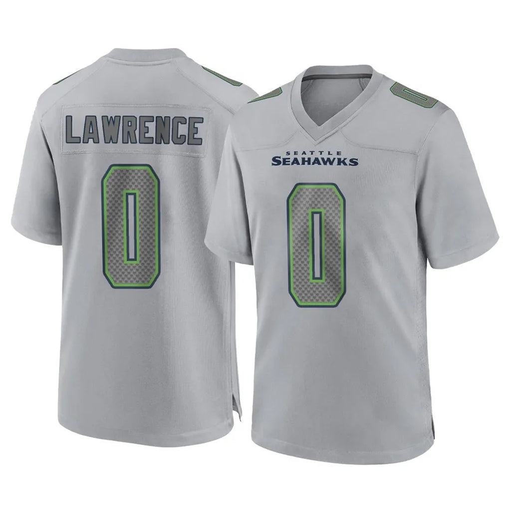 Elroe S.Seahawks #0 DeMarcus Lawrence Player Gray Atmosphere Fashion Home Game Stitched Jerseys