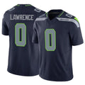 Elroe S.Seahawks #0 DeMarcus Lawrence Player Navy Limited Vapor F.U.S.E. Home Game Stitched Jerseys