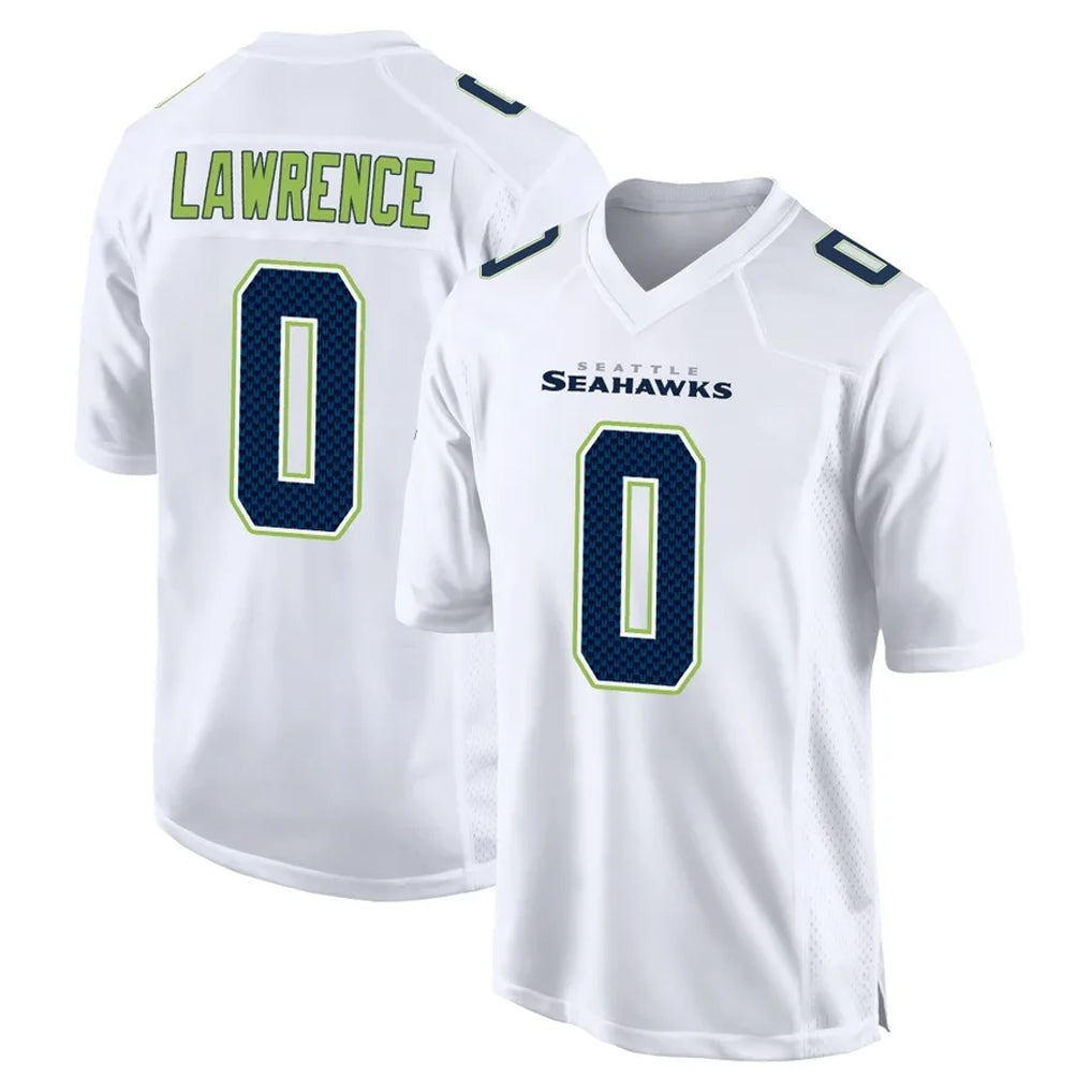 Elroe S.Seahawks #0 DeMarcus Lawrence Player White Tundra Fashion Home Game Stitched Jerseys