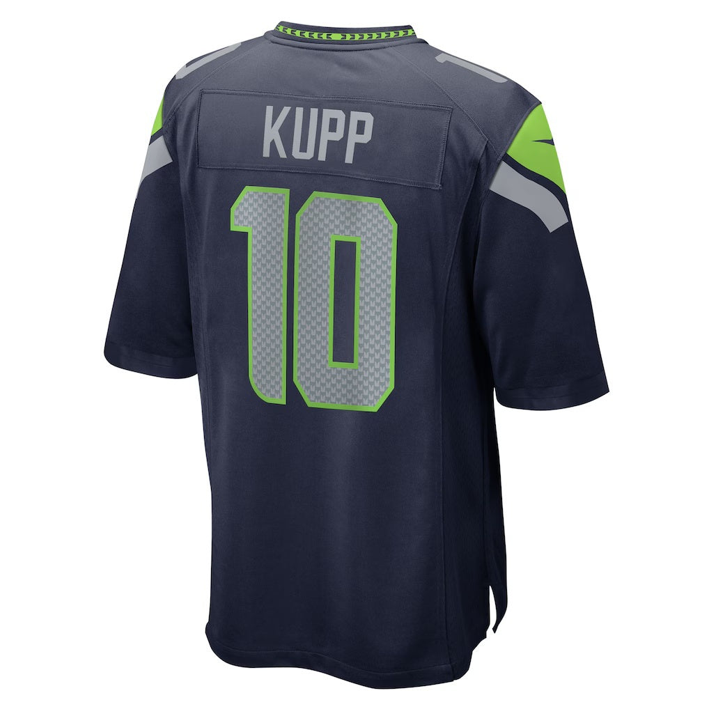 Elroe S.Seahawks #10 Cooper Kupp College Navy Team Game Stitched Jerseys