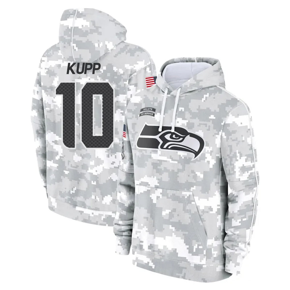 Elroe S.Seahawks #10 Cooper Kupp Player Arctic Camo Limited Salute to Service Pullover Hoodies Game Stitched Jerseys