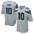 Elroe S.Seahawks #10 Cooper Kupp Player Gray Home Game Stitched Jerseys