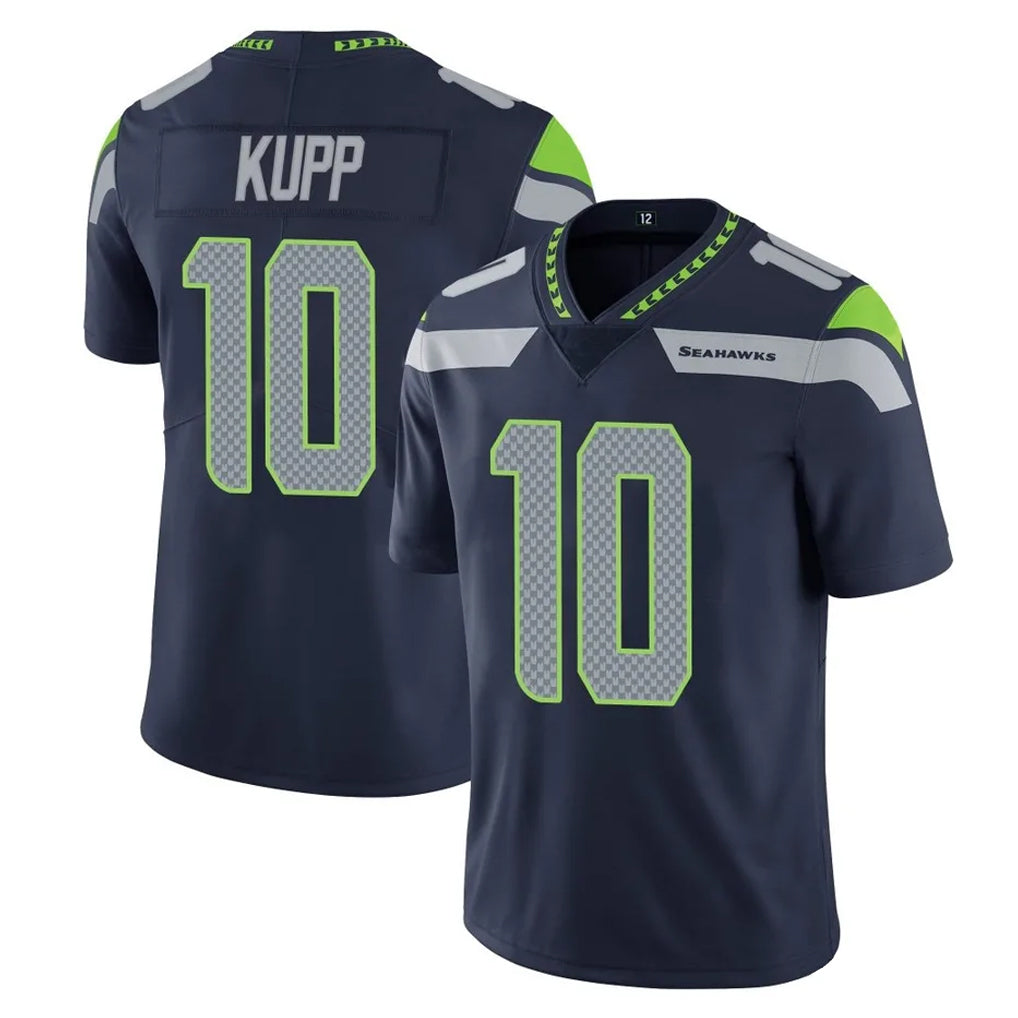 Elroe S.Seahawks #10 Cooper Kupp Player Navy Limited Vapor Untouchable Home Game Stitched Jerseys