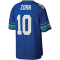Elroe S.Seahawks #10 Jim Zorn Mitchell & Ness Royal Legacy Replica Jersey