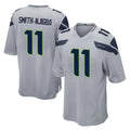 Elroe S.Seahawks #11 Jaxon Smith-Njigba Player Gray Home Game Stitched Jerseys