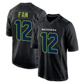 Elroe S.Seahawks #12 12th Fan Player Black Limited Fashion Home Game Stitched Jerseys