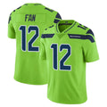Elroe S.Seahawks #12 12th Fan Player Green Limited Color Rush Home Game Stitched Jerseys