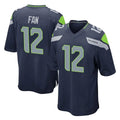 Elroe S.Seahawks #12 12th Fan Player Navy Home Game Stitched Jerseys