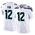 Elroe S.Seahawks #12 12th Fan Player White Limited Vapor F.U.S.E. Home Game Stitched Jerseys