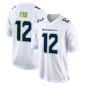 Elroe S.Seahawks #12 12th Fan Player White Tundra Fashion Home Game Stitched Jerseys
