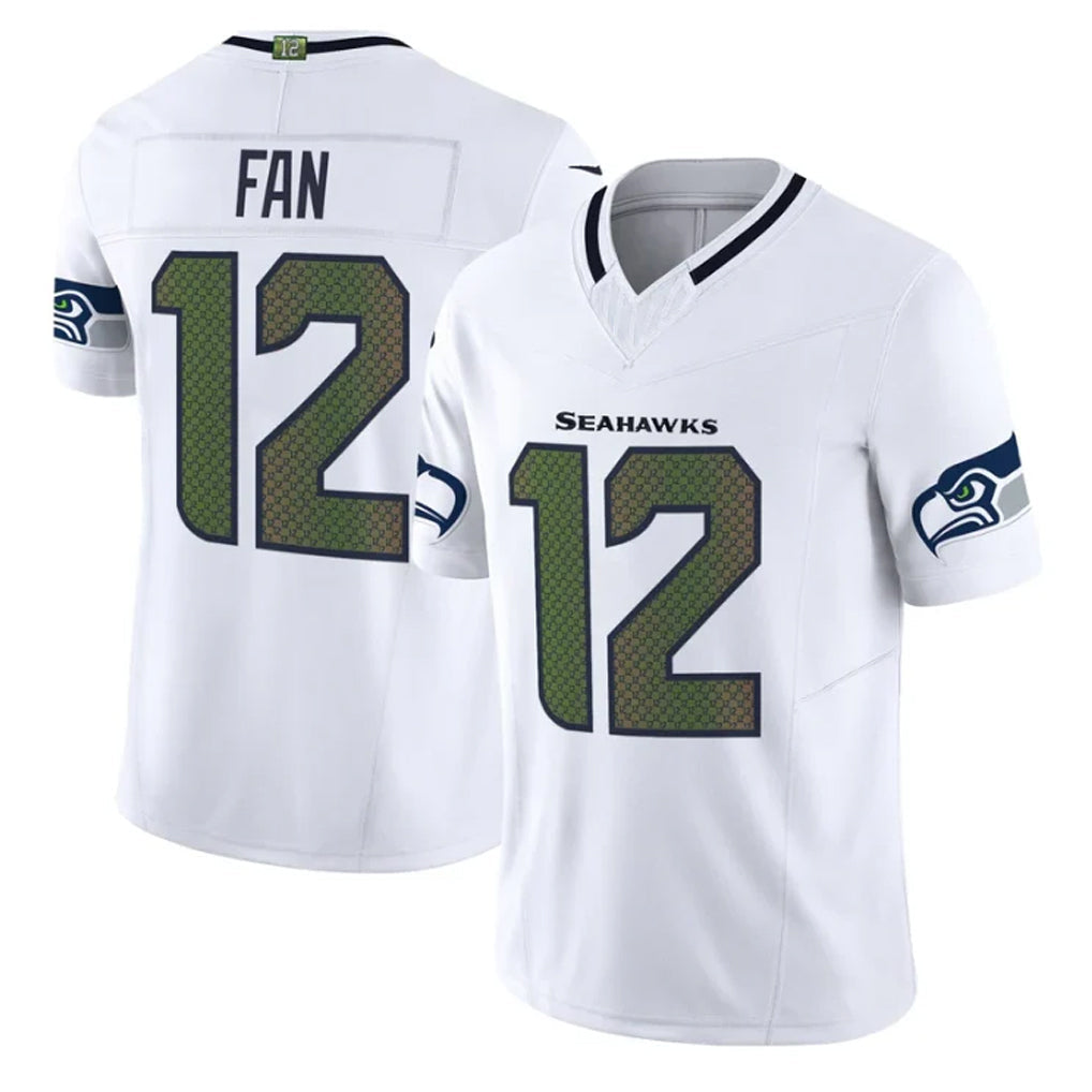 Elroe S.Seahawks #12 12th Fan Player Whitel Rivalries Vapor Limited Home Game Stitched Jerseys