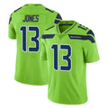 Elroe S.Seahawks #13 Ernest Jones IV Player Green Limited Color Rush Home Game Stitched Jerseys