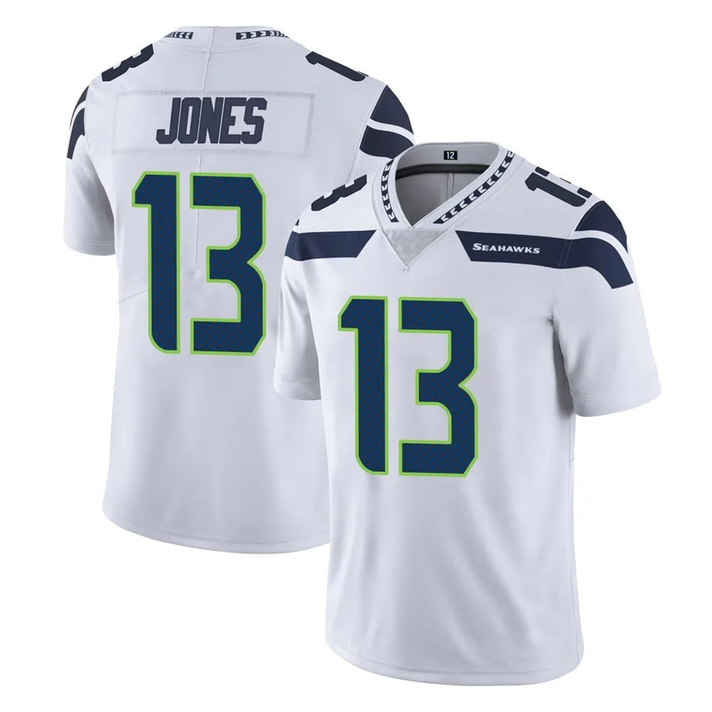 Elroe S.Seahawks #13 Ernest Jones IV Player White Limited Vapor Untouchable Home Game Stitched Jerseys