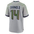 Elroe S.Seahawks #14 Sam Darnold 2025 Rivalries Collection Game Wolf Gray Stitched Jerseys