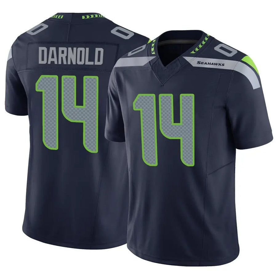Elroe S.Seahawks #14 Sam Darnold Player Navy Vapor F.U.S.E. Limited Football Jerseys