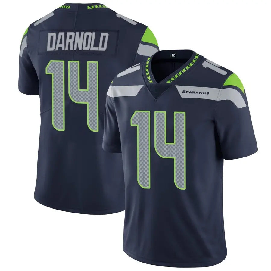 Elroe S.Seahawks #14 Sam Darnold Player Navy Vapor Limited Football Jerseys