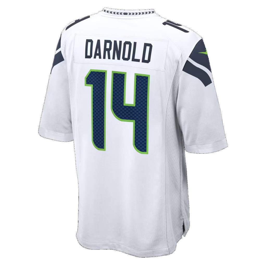 Elroe S.Seahawks #14 Sam Darnold White Game Stitched Jerseys