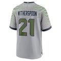 Elroe S.Seahawks #21 Devon Witherspoon Player Gray Rivalries Collection Game Stitched Jerseys