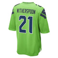 Elroe S.Seahawks #21 Devon Witherspoon Player Green Home Game Stitched Jerseys