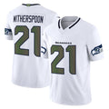 Elroe S.Seahawks #21 Devon Witherspoon Whitel Rivalries Vapor Limited Home Game Stitched Jerseys
