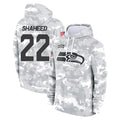 Elroe S.Seahawks #22 Rashid Shaheed Player Arctic Camo Limited Salute to Service Pullover Hoodies Game Stitched Jerseys