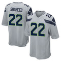 Elroe S.Seahawks #22 Rashid Shaheed Player Gray Home Game Stitched Jerseys