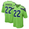 Elroe S.Seahawks #22 Rashid Shaheed Player Green Home Game Stitched Jerseys