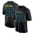 Elroe S.Seahawks #39 Ty Okada Player Black Limited Fashion Home Game Stitched Jerseys