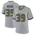 Elroe S.Seahawks #39 Ty Okada Player Grey 2025 Rivalries Collection Home Game Stitched Jerseys