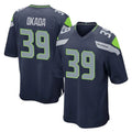 Elroe S.Seahawks #39 Ty Okada Player Navy Home Game Stitched Jerseys