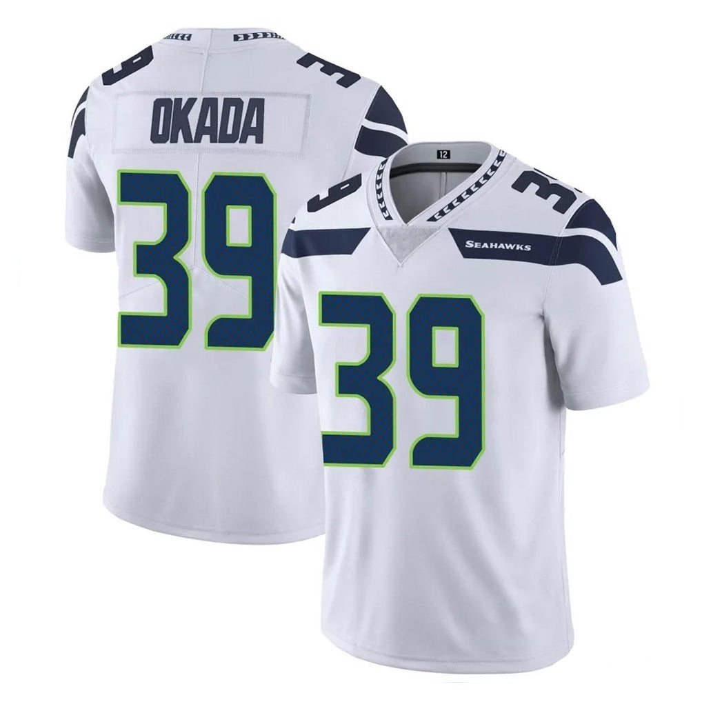 Elroe S.Seahawks #39 Ty Okada Player White Limited Vapor Untouchable Home Game Stitched Jerseys